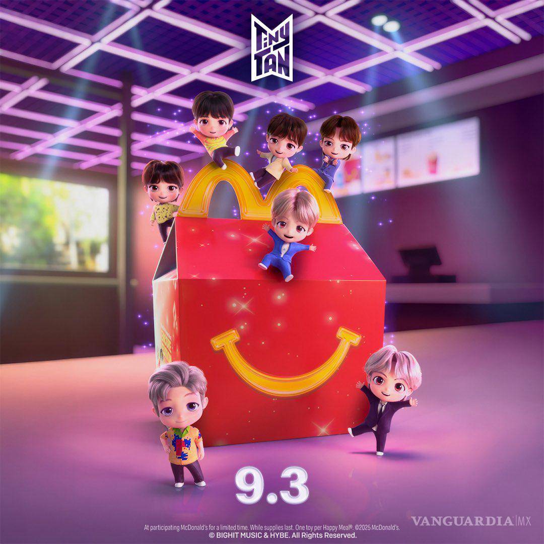 $!McDonald’s anuncia la llegada de la Cajita Feliz de BTS a México con los personajes TinyTan