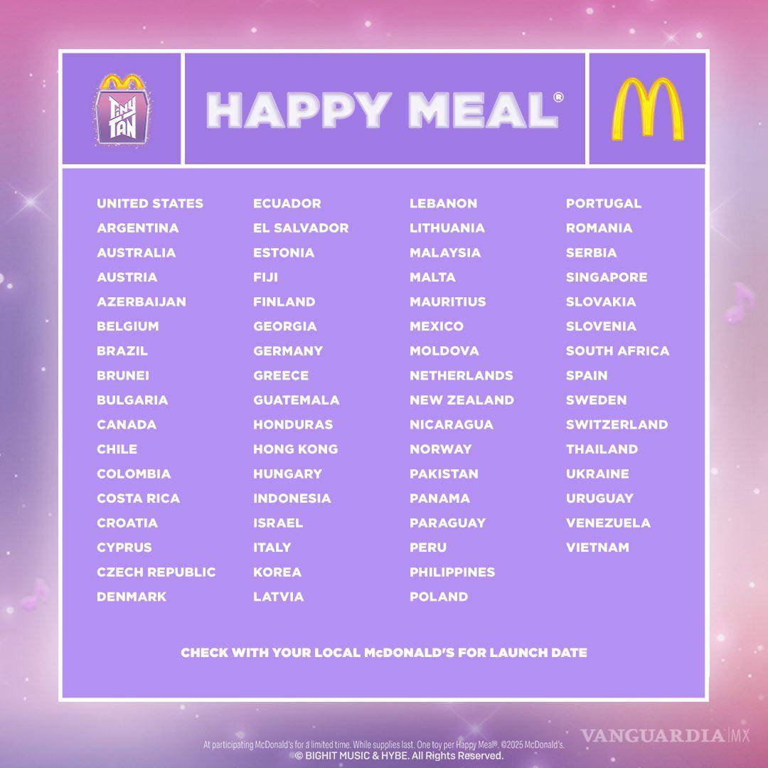 $!McDonald’s anuncia la llegada de la Cajita Feliz de BTS a México con los personajes TinyTan