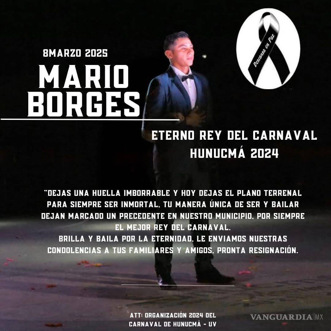 $!Publicación en memoria de Mario Borges, quien falleció el 8 de marzo