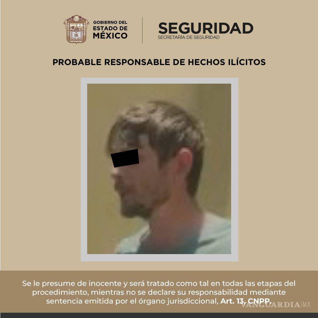 $!Detienen en Atlacomulco a estadounidense con armas y equipo táctico; portaba credencial con leyenda ‘CIA’