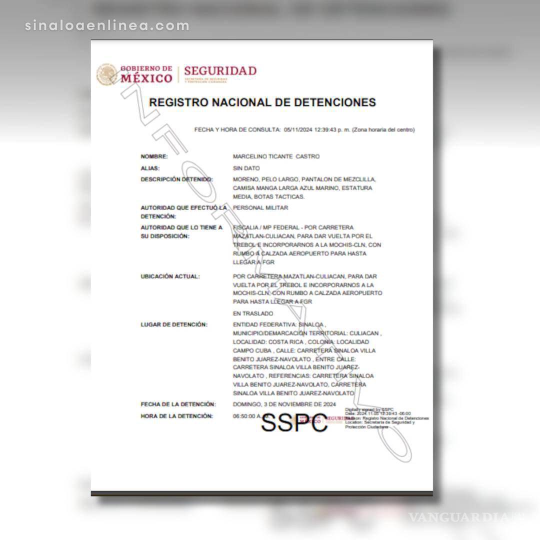 $!Cae en Culiacán ‘El Fantasma’, exjefe de seguridad de ‘El Chapo’ Guzmán en el Cártel de Sinaloa