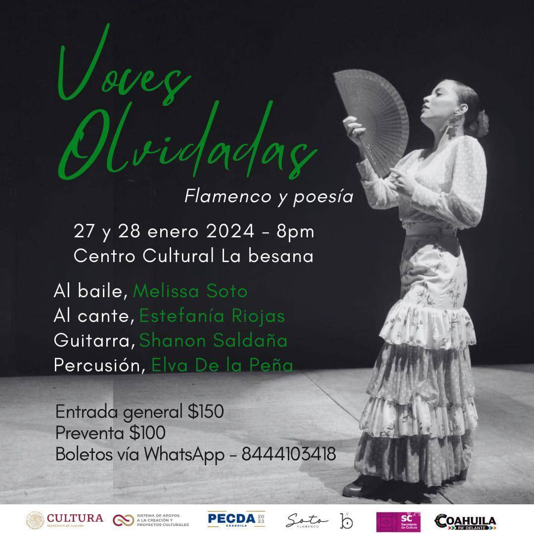 $!Con ‘Voces olvidadas’ sonarán sobre el tablao los versos de grandes mujeres escritoras