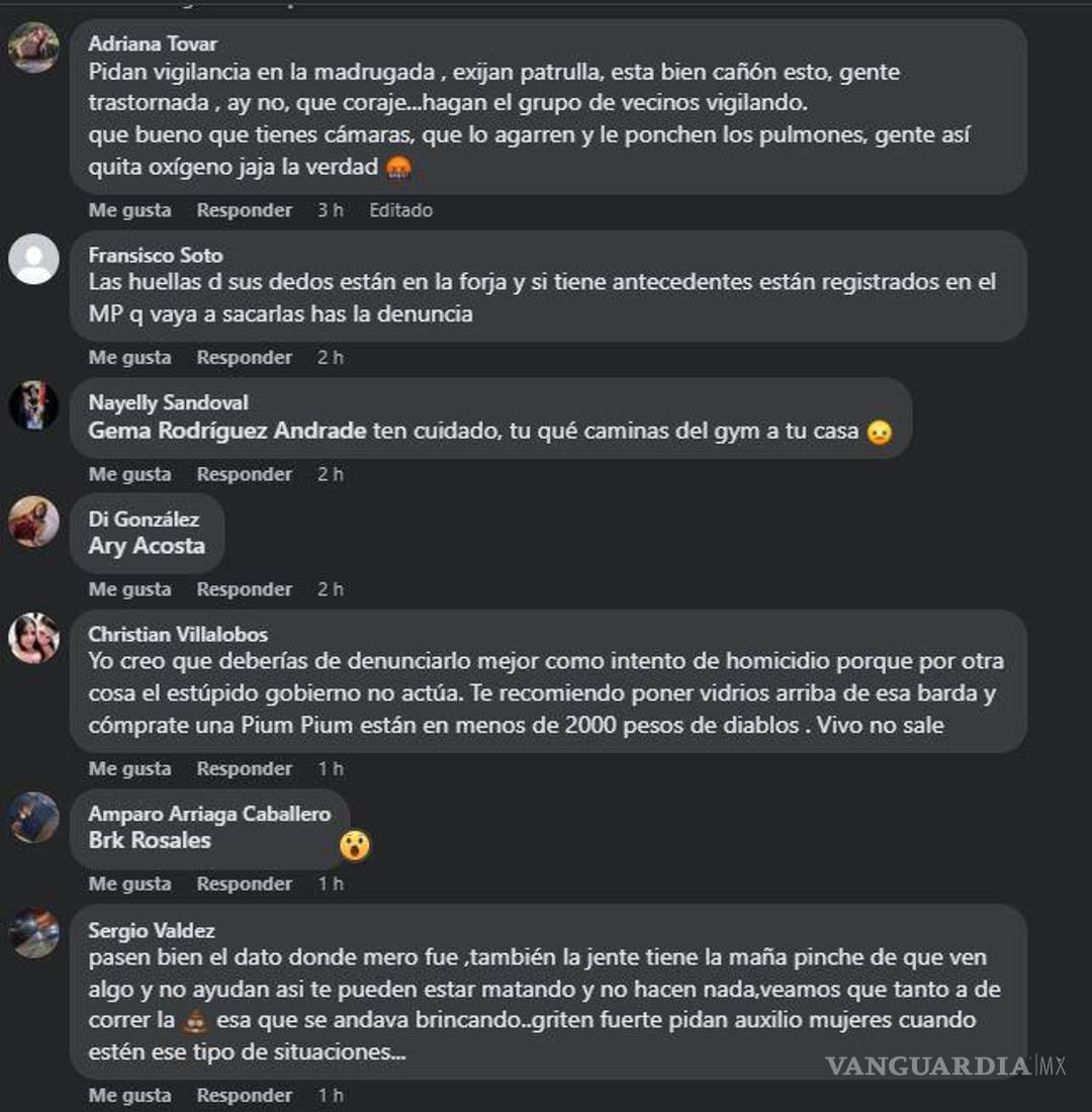 $!Usuarios se unen a búsqueda de presunto violador en Saltillo; exigen mayor seguridad en colonias.