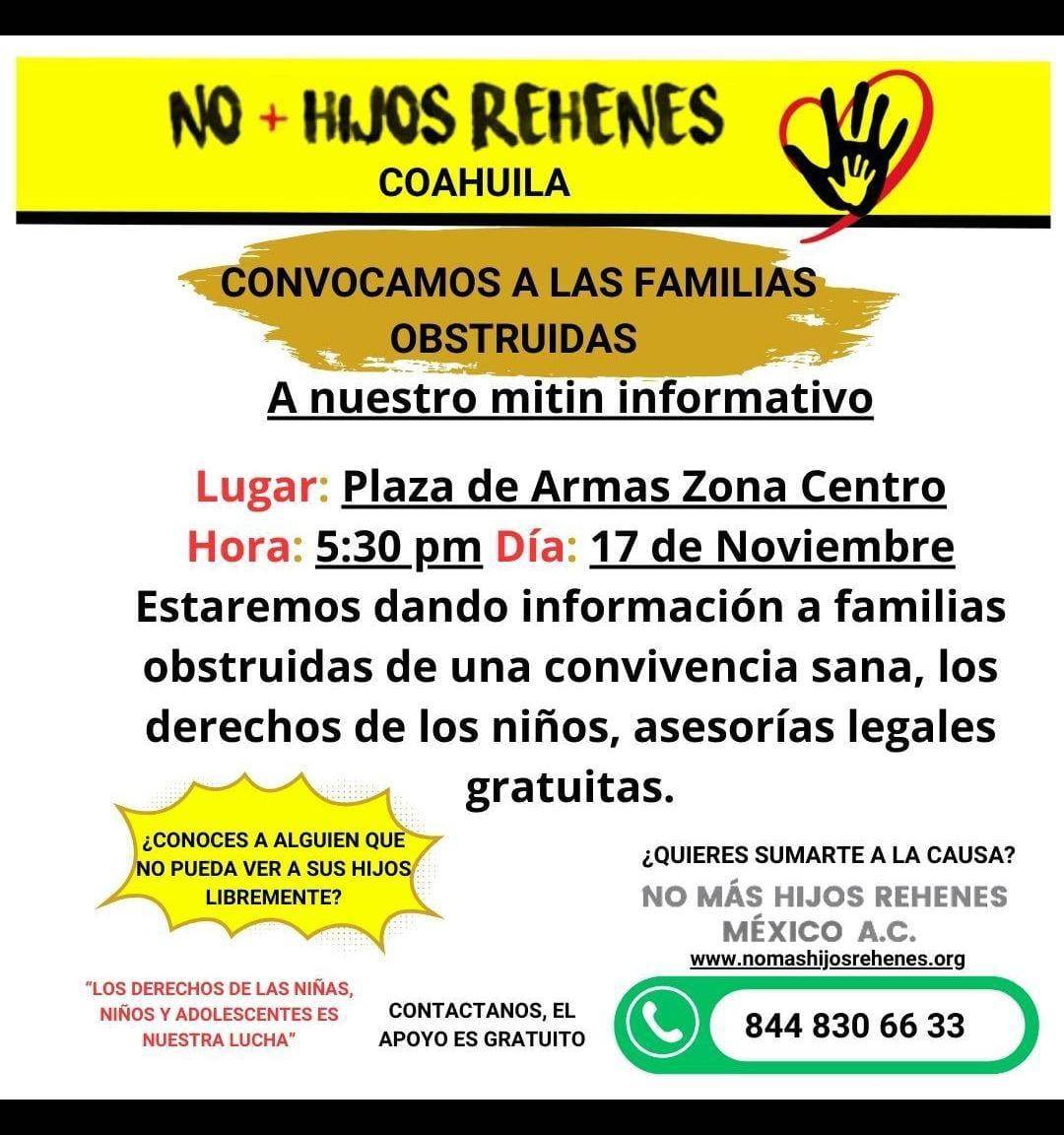$!La actividad busca concientizar sobre los obstáculos que enfrentan padres, madres y familiares en situaciones de separación de los niños.