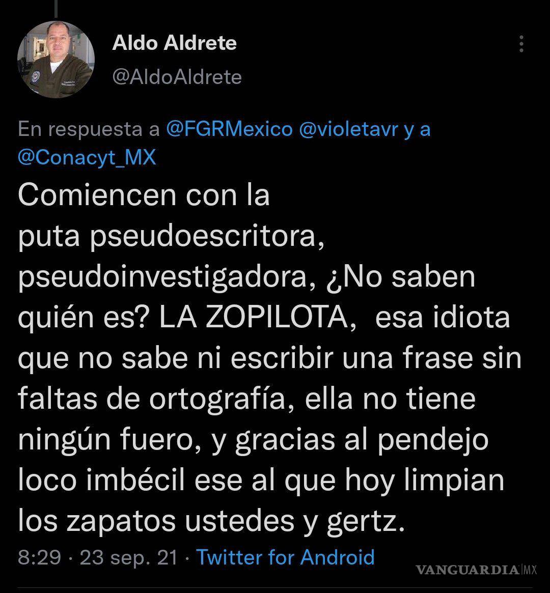 $!‘La Zopilota’... así llamó presunto investigador de Conacyt a Beatriz Gutiérrez Müller, expone AMLO