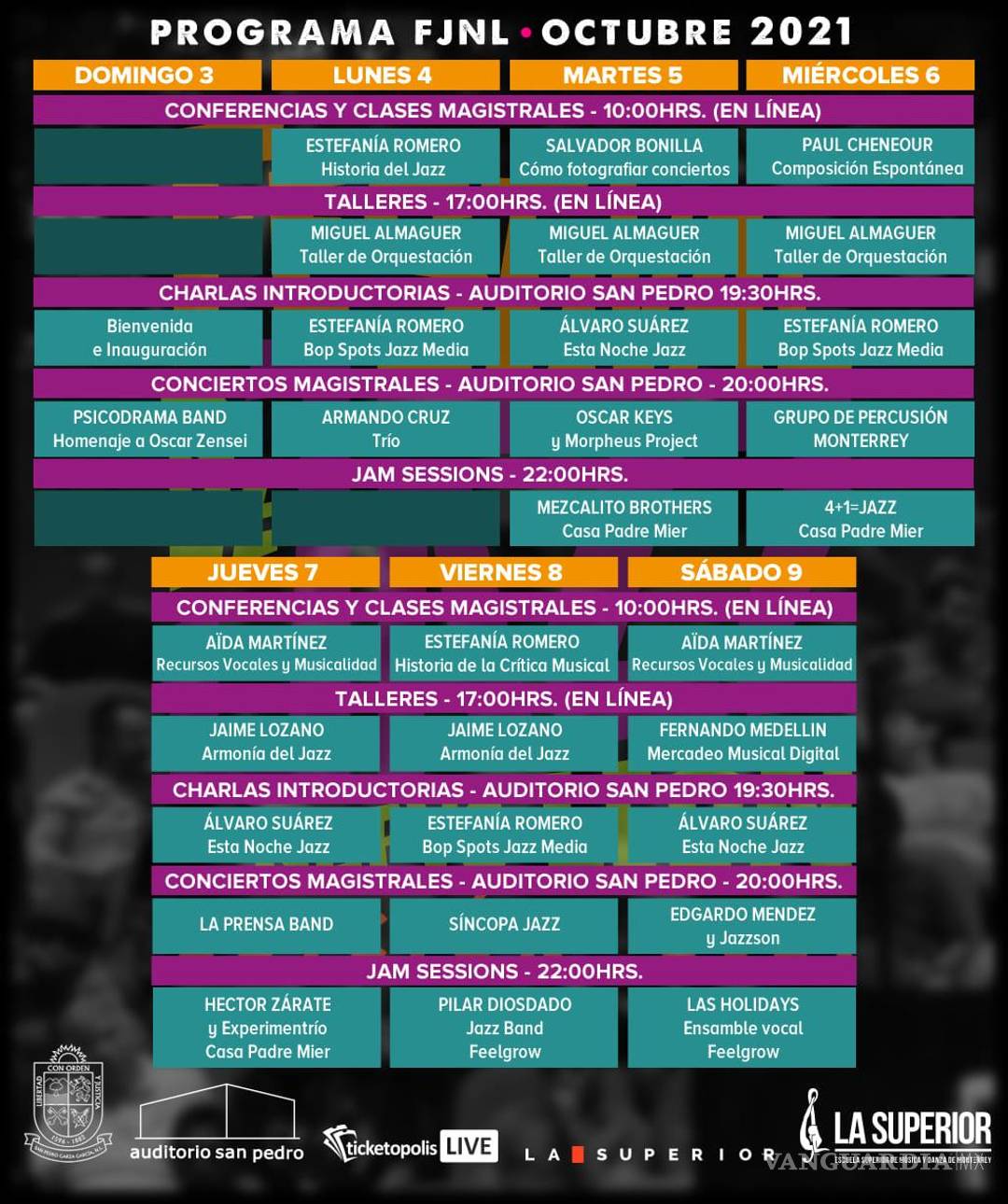 $!Festival de Jazz de Nuevo León: Todo México escuchará los ritmos de la Sultana del Norte