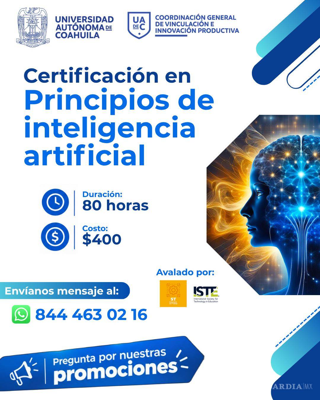 $!Ofrece UAdeC certificaciones digitales en línea desde 400 pesos