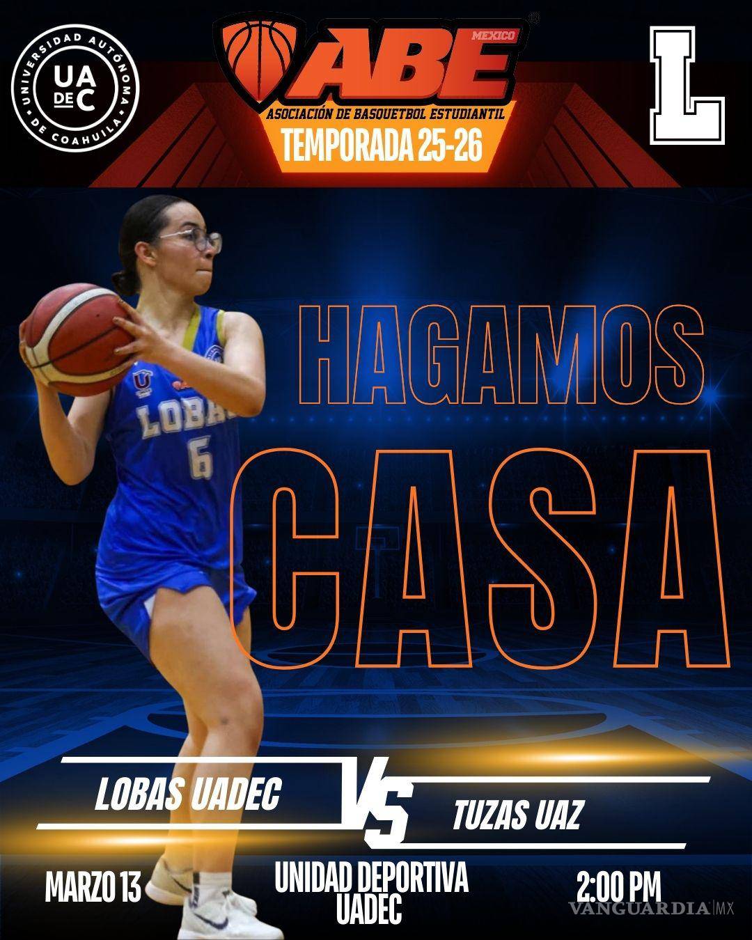 $!Las Lobas de la UAdeC se preparan para enfrentar a las Tuzas de Zacatecas este viernes en el gimnasio Manuel de Jesús Morales.