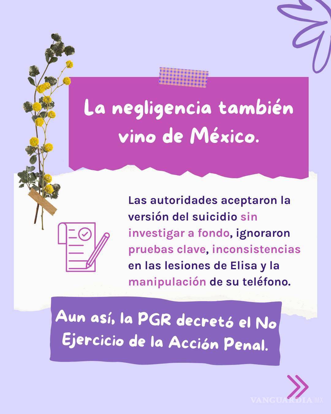 $!El caso de Elisa Loyo permanece sin resolución en instancias judiciales mexicanas, mientras su madre espera una respuesta de la presidenta Claudia Sheinbaum Pardo para destrabar un expediente que lleva casi dos décadas en el limbo.