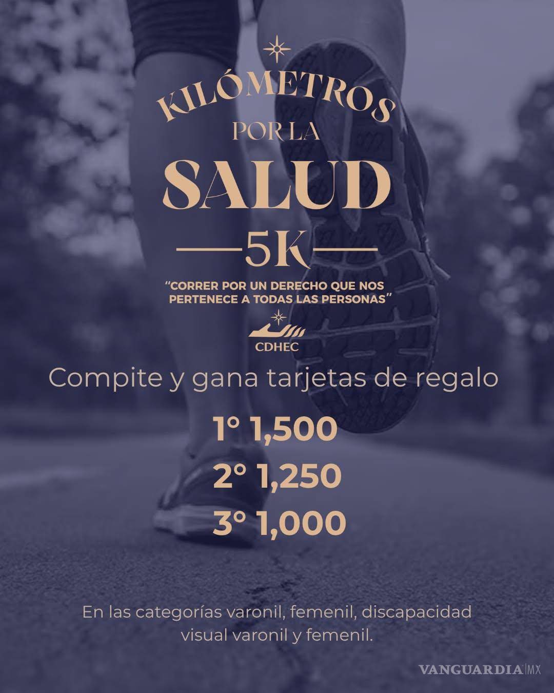 $!La convocatoria contempla las categorías varonil, femenil y una especial para personas con discapacidad visual, en ambas ramas.