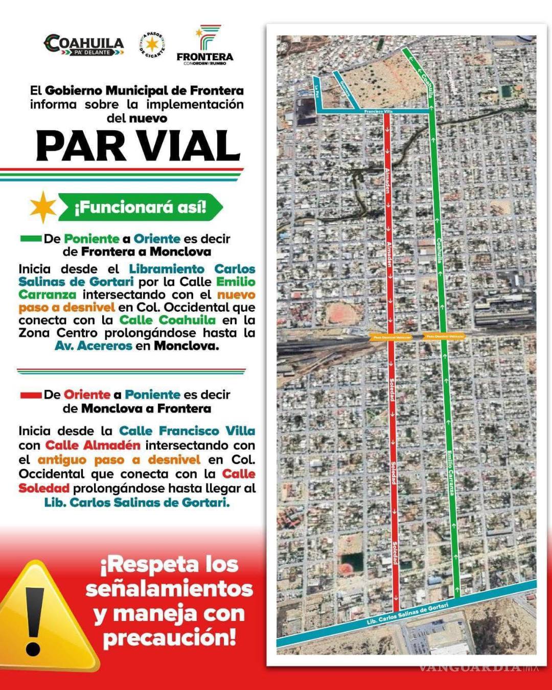 $!Personal de Vialidad y Protección Civil se prepara para guiar a los conductores durante los primeros días de operación del par vial.