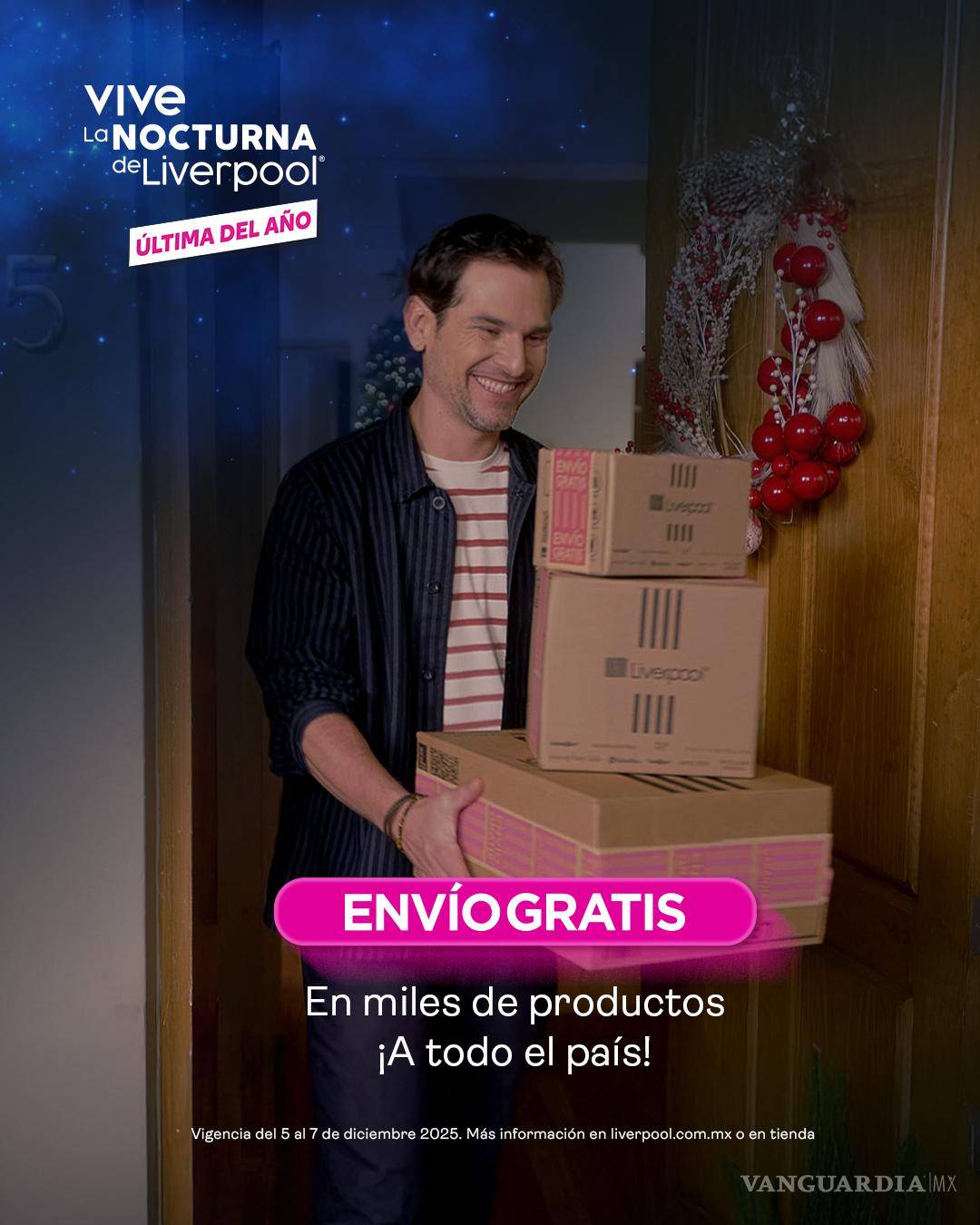 $!Clientes podrán acceder a descuentos y meses sin intereses durante La Nocturna, el último evento de promociones de Liverpool en 2025.