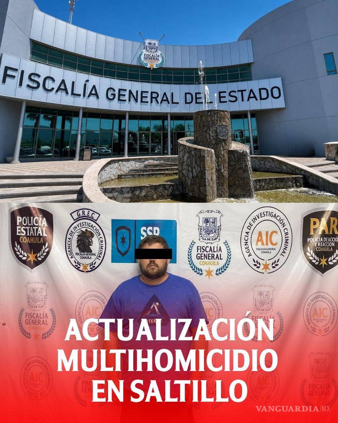 $!El imputado será puesto a disposición de un Juez de Control en Saltillo.