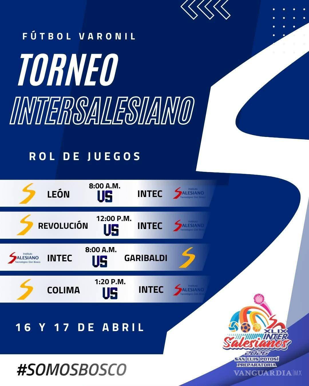 $!Rol de juegos varoniles.