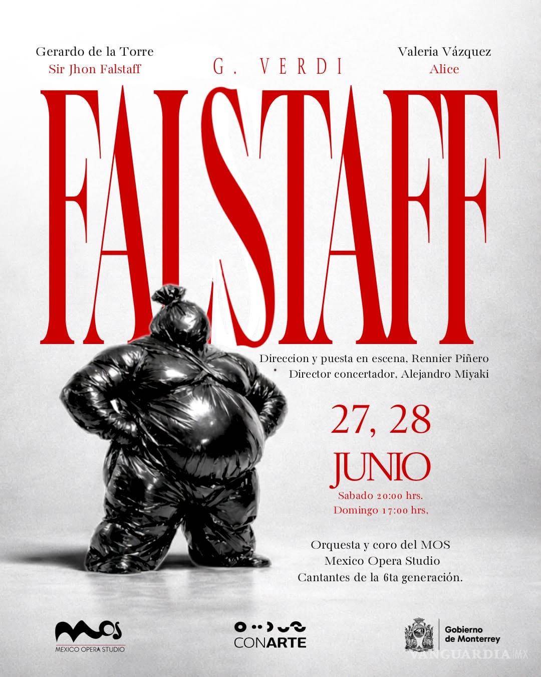 $!Póster de “Falstaff”, de Verdi.