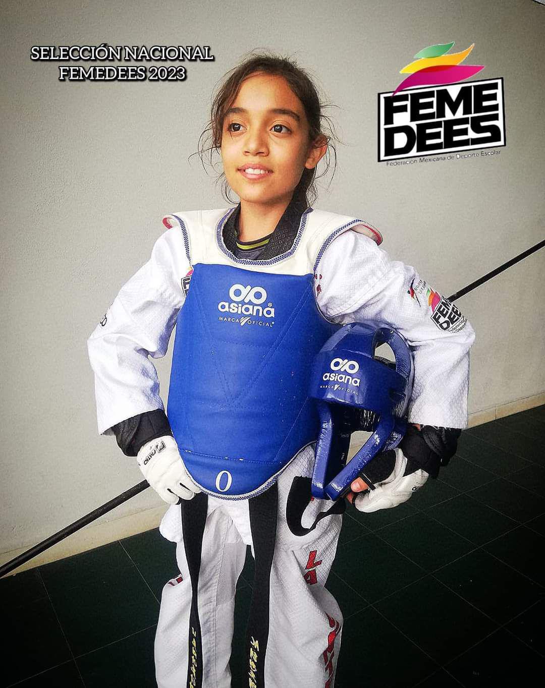 $!A sus 13 años, Nahomi Apodaca Ramírez ha emergido como una prometedora atleta de taekwondo, no solo en Coahuila, sino en México.