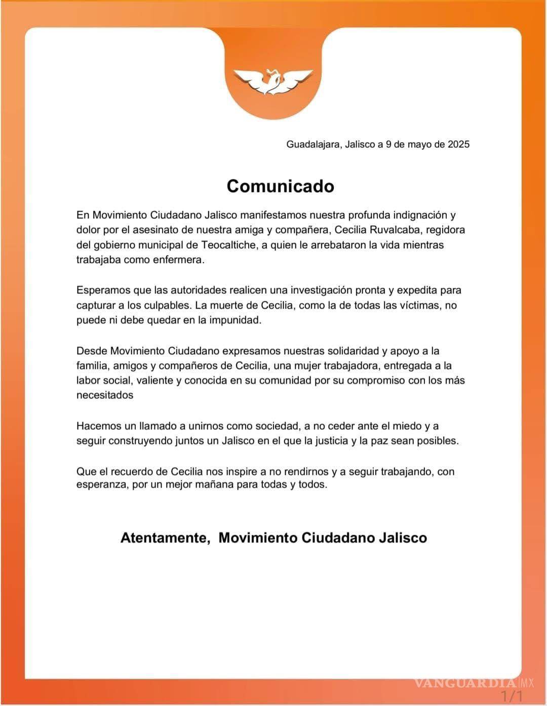 $!Asesinan a Cecilia Ruvalcaba, jefa de enfermeras y excandidata a presidencia de Teocaltiche, Jalisco