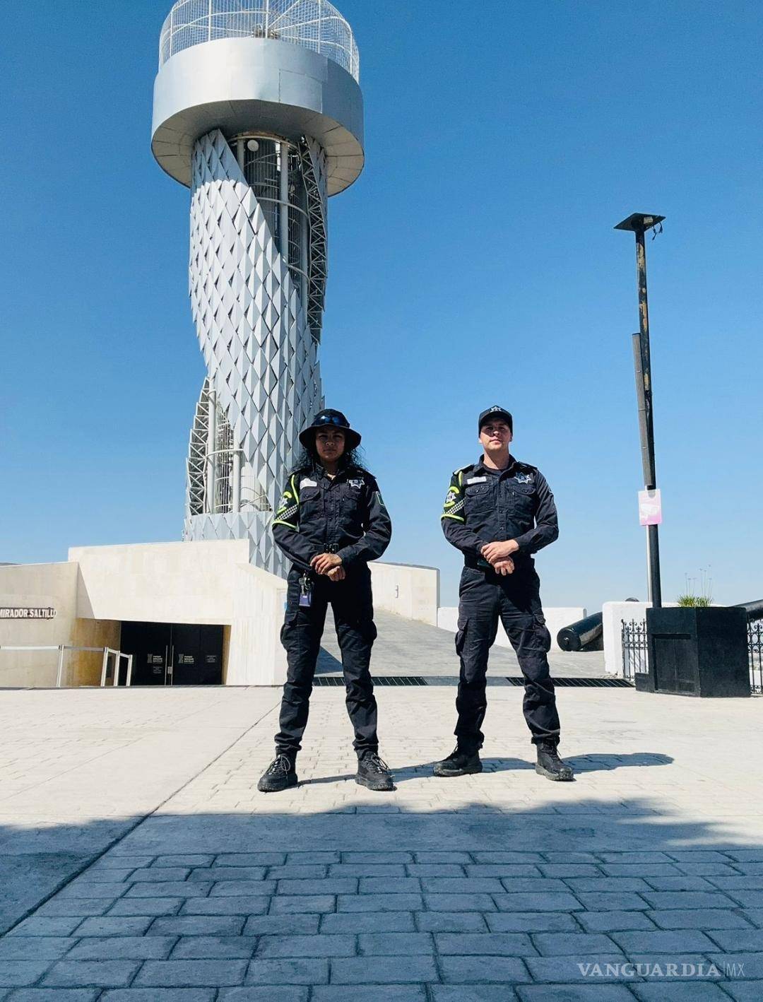 $!Autoridades municipales reforzaron la seguridad en puntos de alta afluencia como Paseo Capital, el Mirador, Plaza de Armas, la Alameda Zaragoza y el Museo del Desierto.