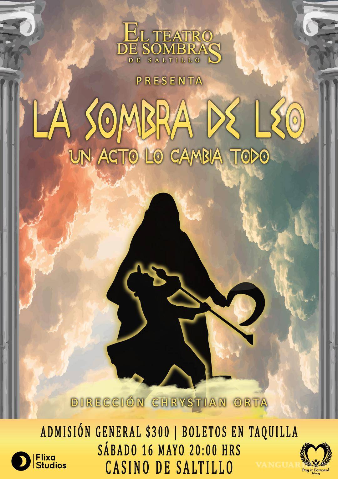 $!El Casino de Saltillo será sede de “La Sombra de Leo”, espectáculo de teatro de sombras que apuesta por una innovadora narrativa visual.
