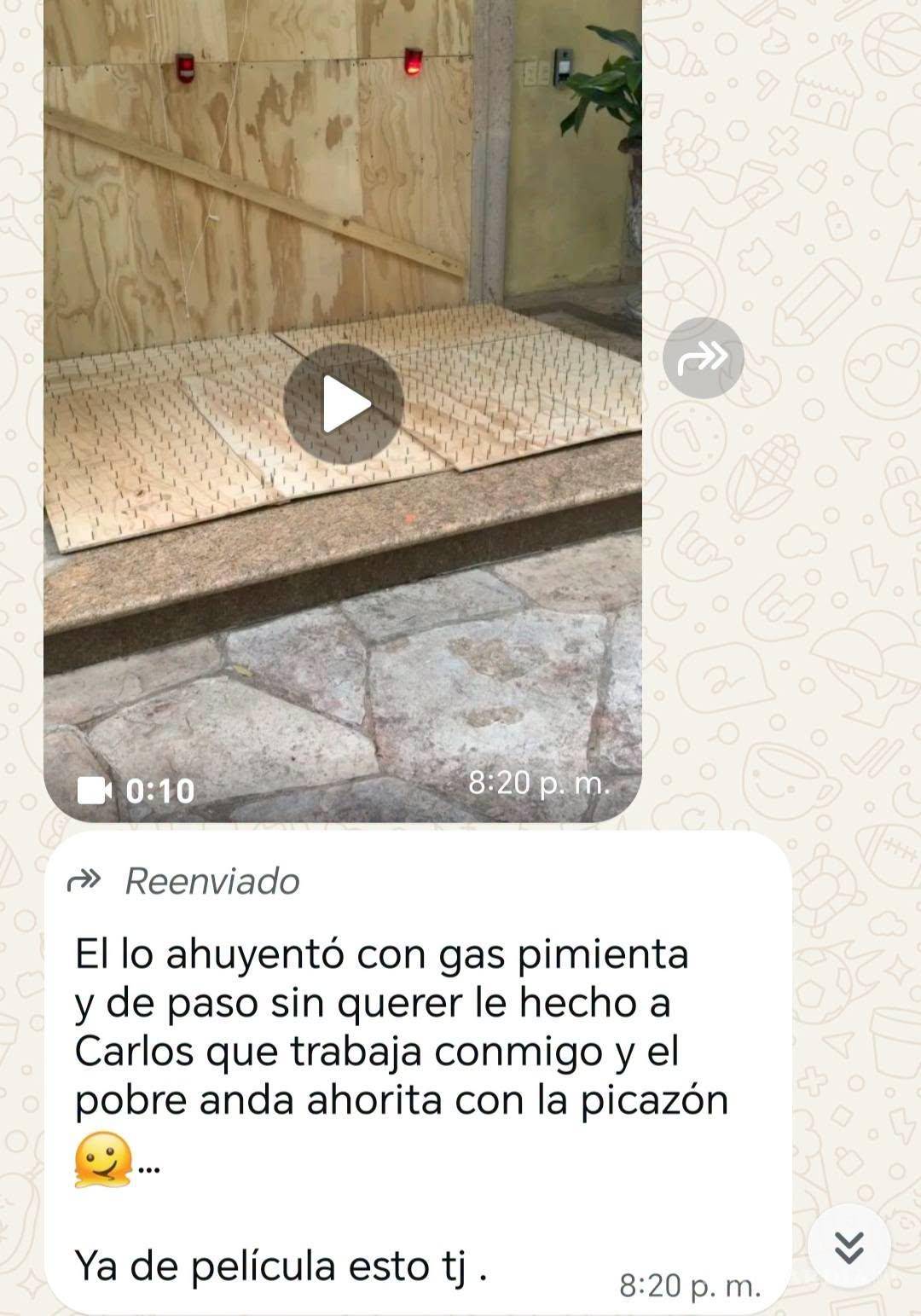 $!‘Trampas antiosos’ desatan indignación en San Pedro; vecinos colocan tablas con clavos