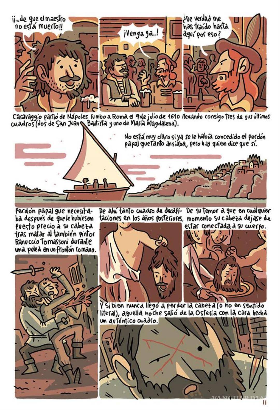 $!Caravaggio y los pintores del norte saltan del lienzo a la viñeta