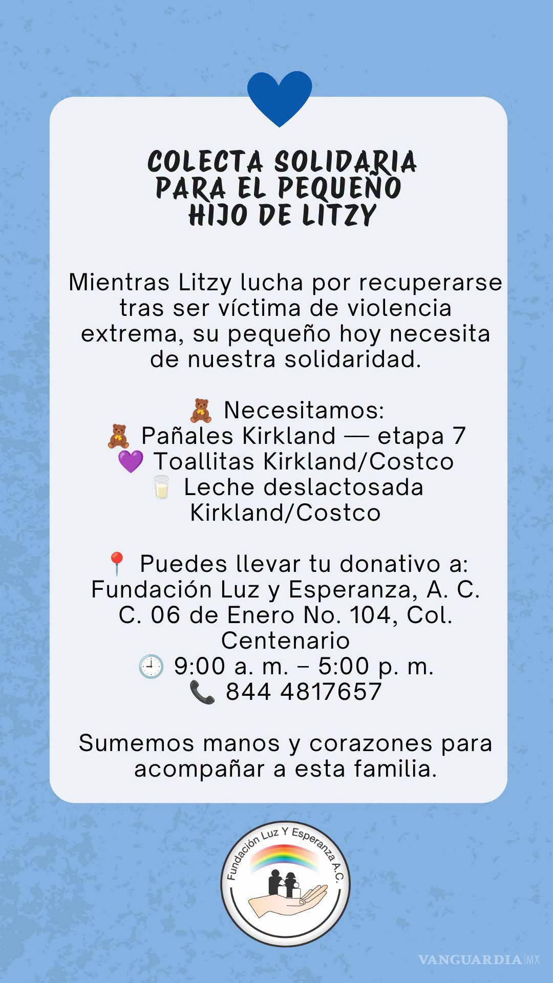 $!Fundación Luz y Esperanza habilitó su sede en la colonia Centenario como punto de recepción de los donativos.