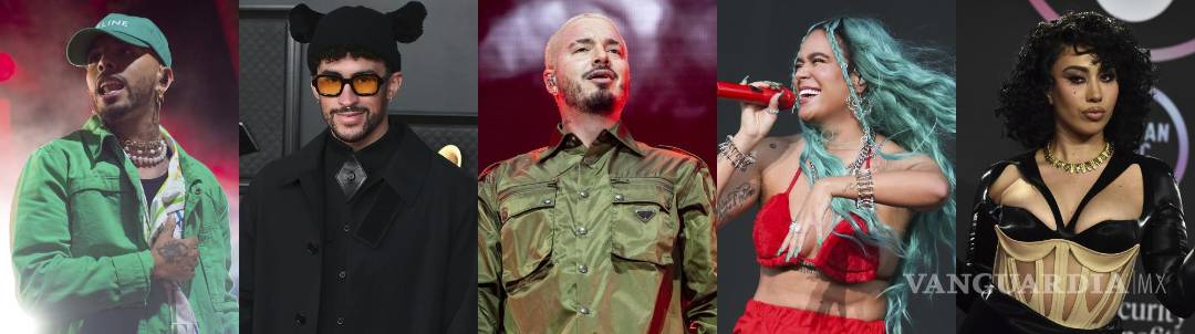 $!Los nominados a los Latin American Music Awards Rauw Alejandro, Bad Bunny J Balvin Karol G y Kali Uchis.