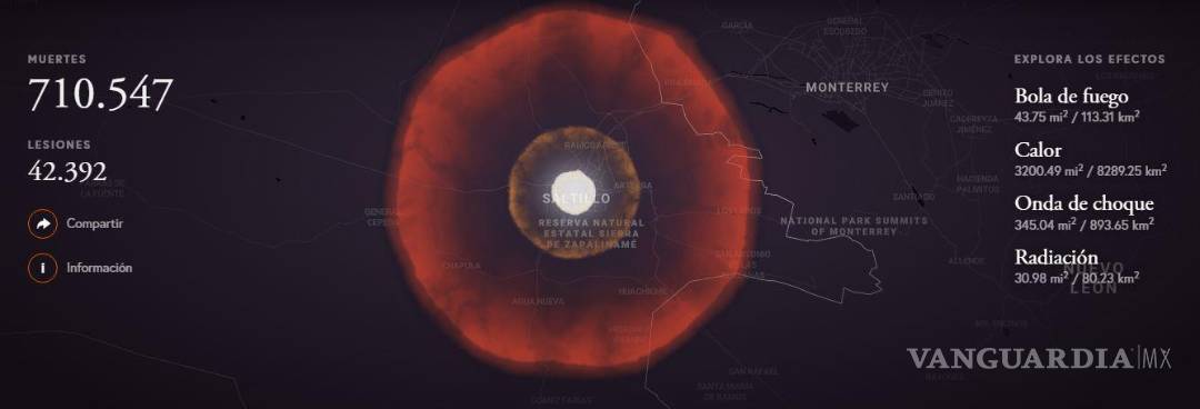$!Efectos de la bomba Zar en Saltillo.