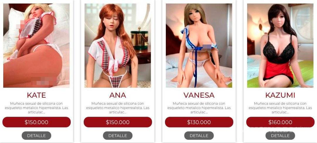 $!Colombia ya tiene su primer prostíbulo de muñecas sexuales