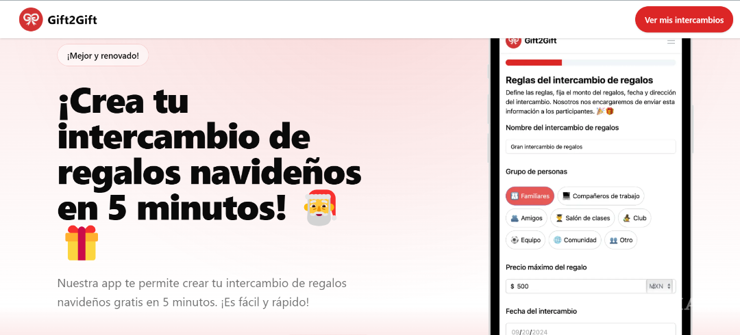 $!¡Sin Complicaciones! Las 5 mejores páginas y apps gratuitas para organizar tu intercambio navideño