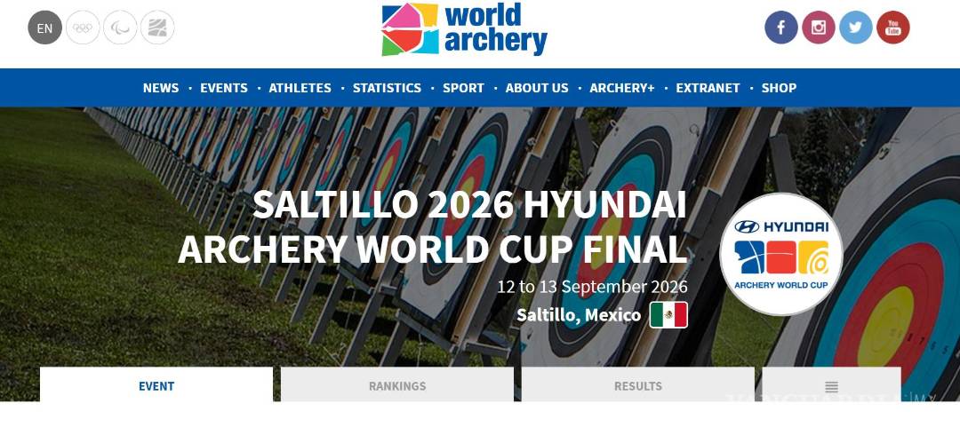 $!La información preliminar del torneo ya aparece en la página oficial de World Archery.