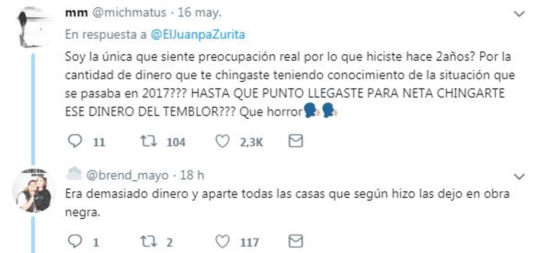 $!'¿Soy el único que se preocupa por el planeta?'... tunden a Juanpa Zurita en Twitter por su "conciencia ambiental"