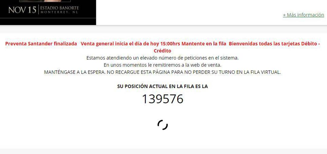 $!A las 15:00 horas comenzará la venta este mismo martes.