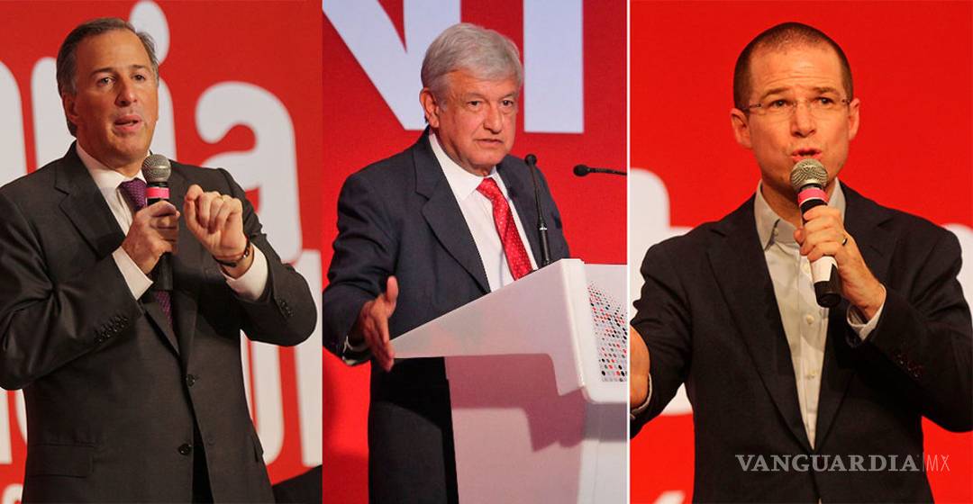 $!Anaya cae, AMLO sólido y muy arriba, Meade con resultados mixtos: encuestas de Bloomberg y Parametría