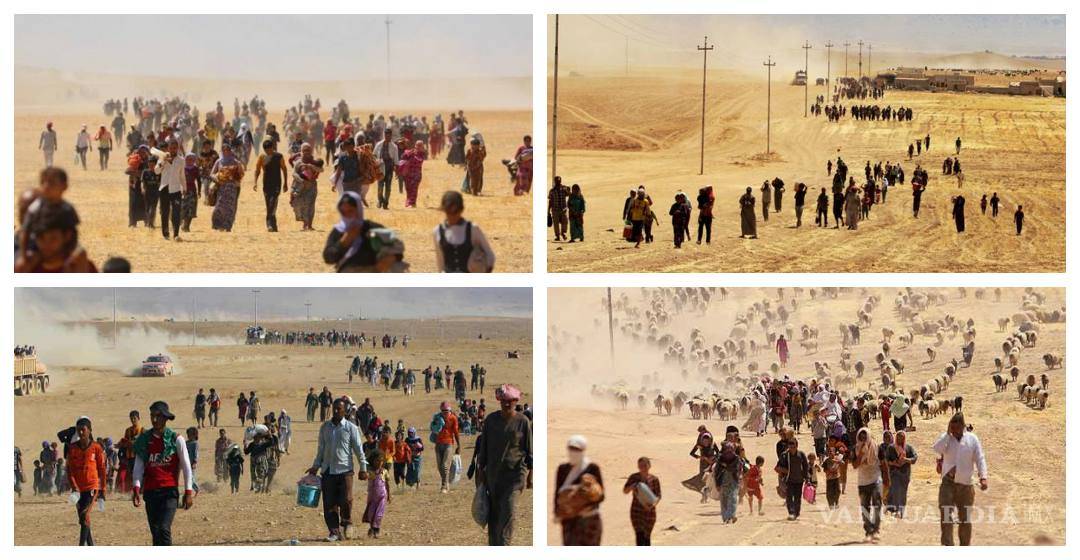 $!El EI capturó a 3 mil desplazados en el norte de Irak: Acnur
