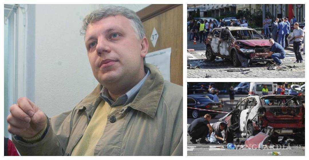 $!Periodista ucraniano muere en atentado con coche bomba en Kiev
