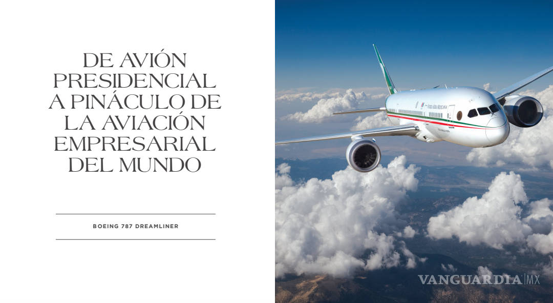$!'La aeronave más emblemática del continente'... con un folleto, AMLO busca vender avión presidencial de Calderón