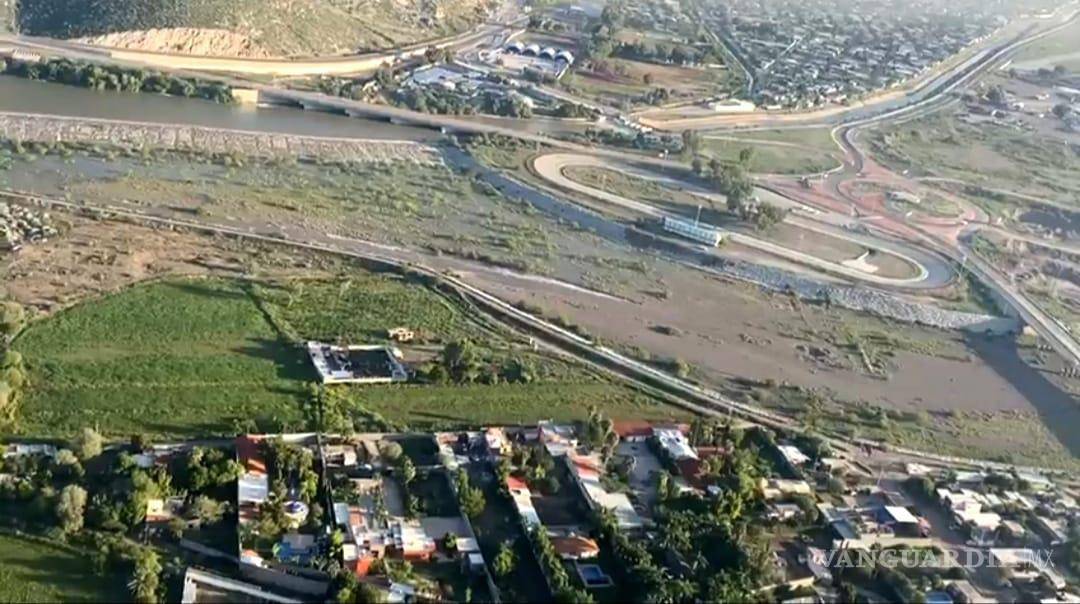 Corre agua por el Río Nazas en La Laguna; no fluía desde agosto de 2016 (video)