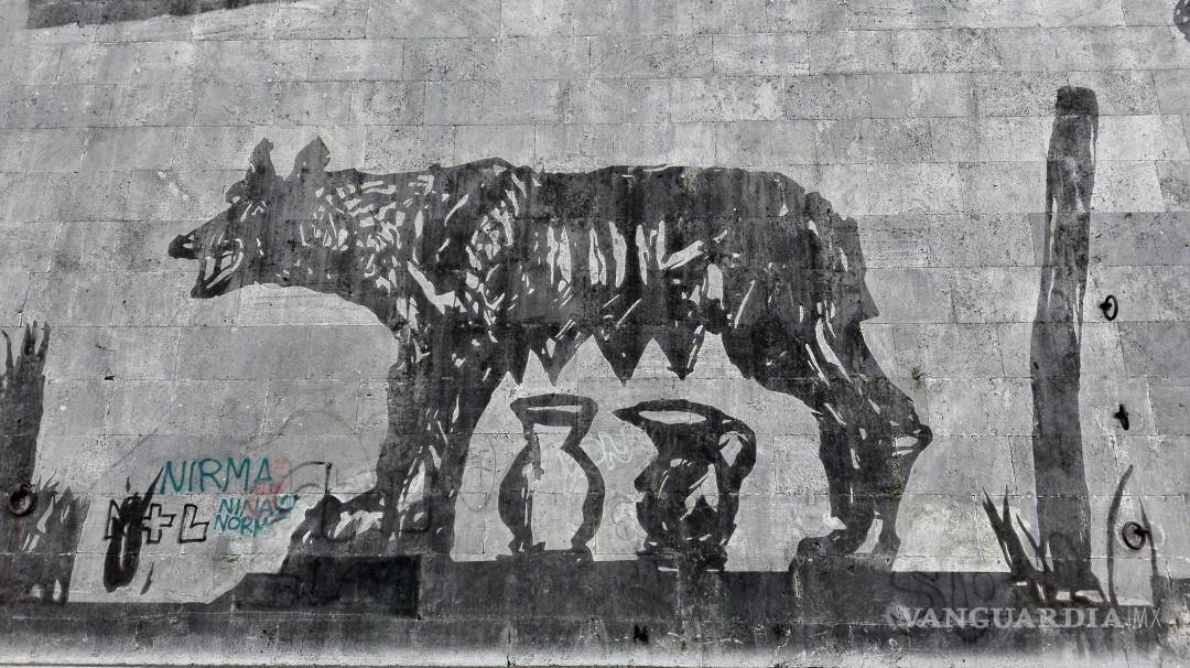 $!Kentridge rinde homenaje a Roma con grandes murales