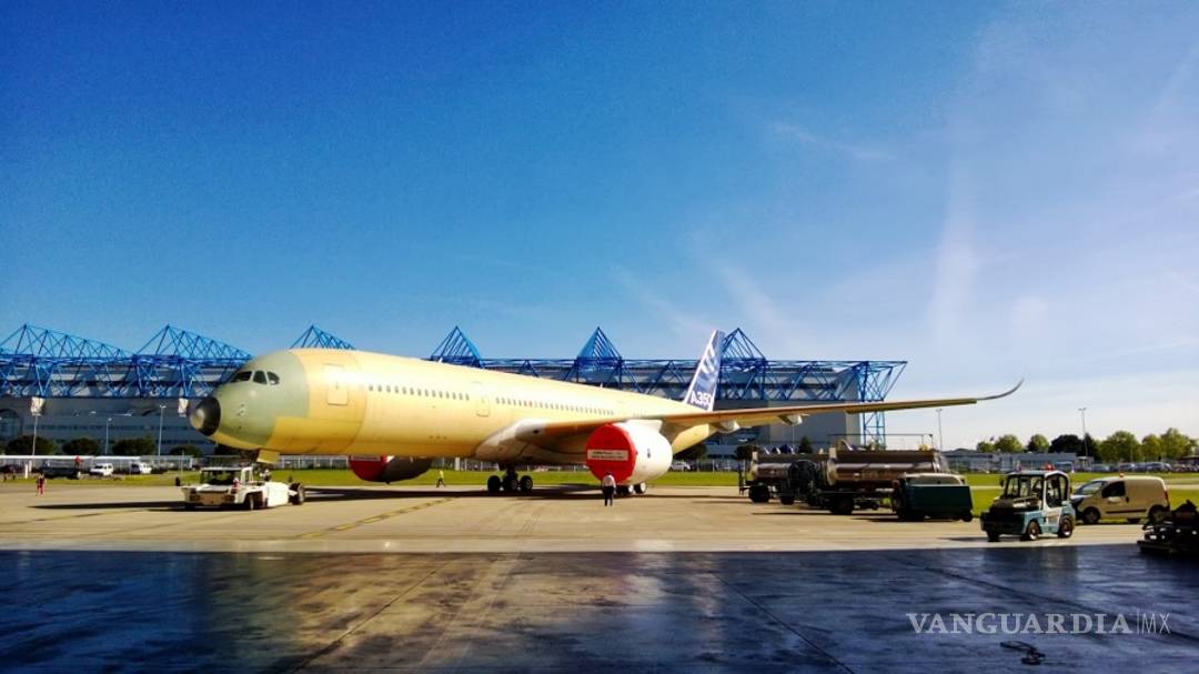 $!Nuevo Airbus A350-1000 inicia el primer vuelo de prueba en Toulouse