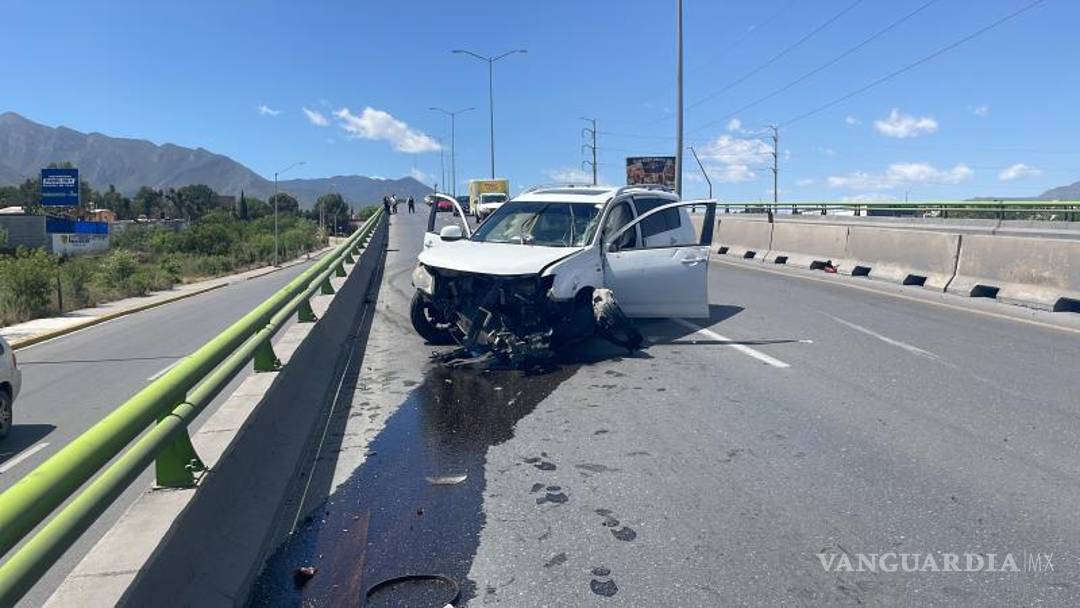 $!Solo daños al Municipio resultaron tras el percance.