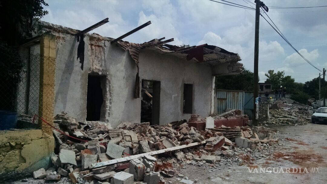 $!“Zona de guerra”: Así describen a Jojutla los afectados por el sismo en Morelos