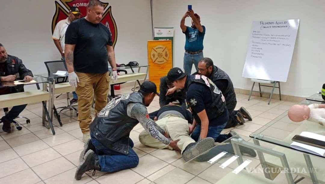 PC de Torreón capacita a motociclistas en manejo y acciones para salvar una vida
