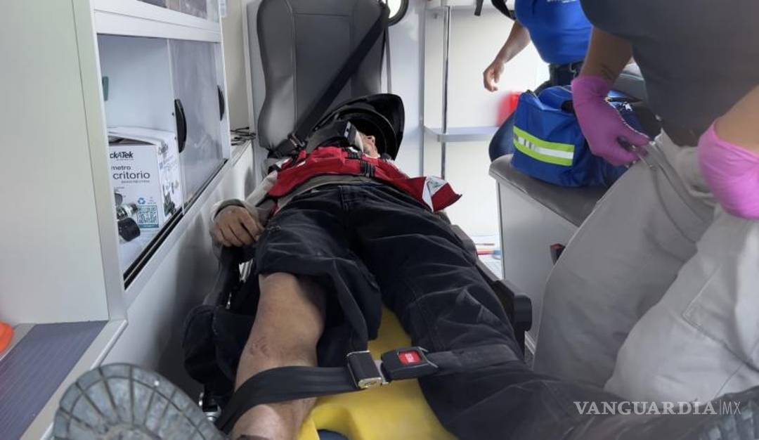 $!El responsable fue llevado a un hospital.