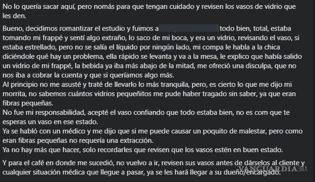 $!La publicación se viralizó por medio de la plataforma Facebook.