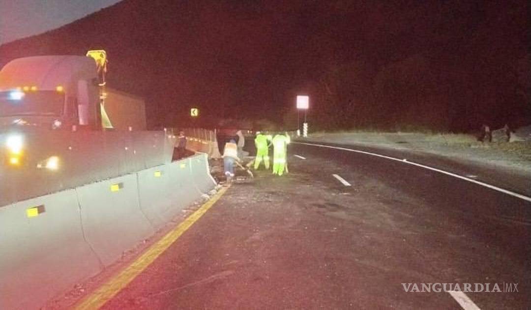 $!El choque provocó afectaciones temporales al tránsito en el tramo Los Chorros.