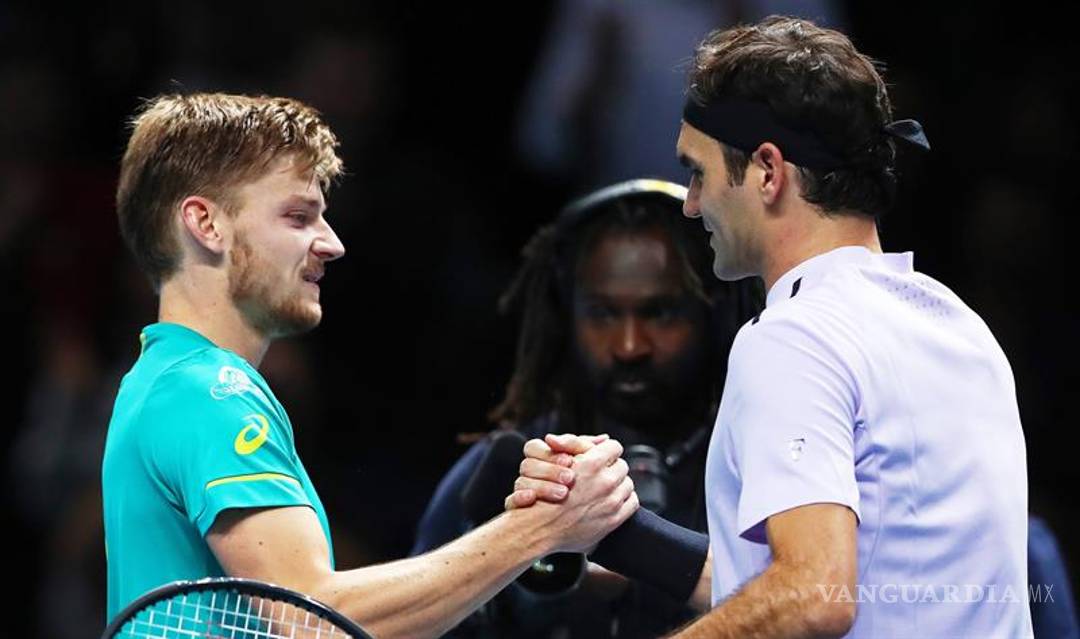 $!Goffin da un golpe maestro ante Federer y lo derrota