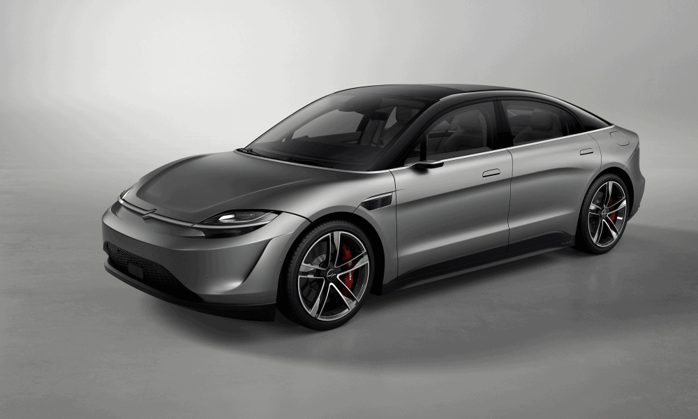 $!Presume Sony el Vision-S su vehículo eléctrico que no está a la venta