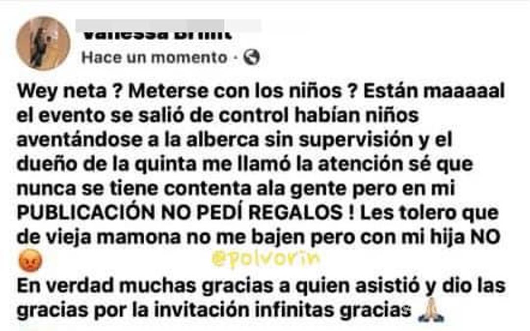 $!Joven de Monterrey invita por Facebook a fiesta infantil; corre a invitados, y vende los regalos de su hija en Marketplace