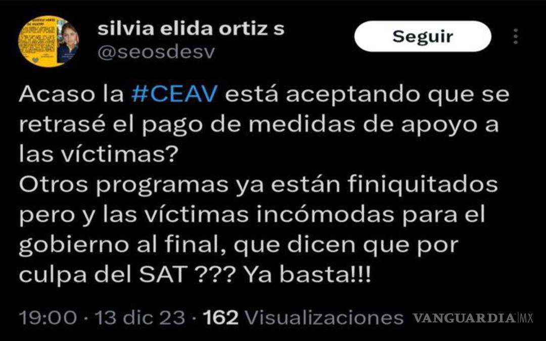 $!‘No contamos con apoyo y asistencia’, familiares de personas desaparecidas exigen a AMLO que cumpla
